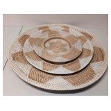 3 piece Rattan & Wicker basket wall decor