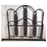 Vintage Ornate wrought iron bed