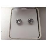 .925 Clear Stones earrings
