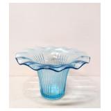 Vintage Ice Blue mayfair Open Rose Vase