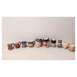 10 Japan Toby Mugs