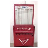 Vintage Tom's 10 cent 7 pull Vending machine
