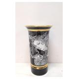 Vintage Hollohaza porcelain vase