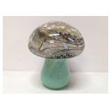 Blown Art Glass Mushroom - Murano Style