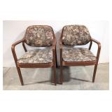 Pr. Bentwood arm chairs by Don Pettit for Knolls .