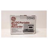 GE AC/DC Portable Tape recorder