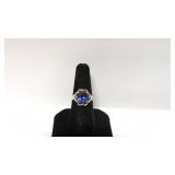 .925 Blue Coneflower CZ Ring