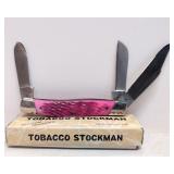 New Frost Cutlery Tobacco Stockman 3 blade knife