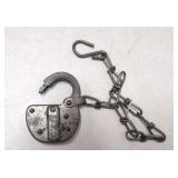 Antique CNR Railroad lock  -  NO key