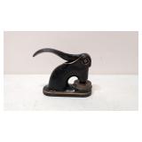 Antique Desk top manual Embossing stamp seal