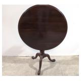 Mahogany tilt top table