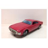 Vintage Taiyo Tornado Bump & Go Red Tin Car
