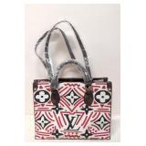 Louis Vitton Red  - White - Black shoulder tote