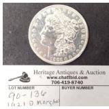 1921 D Morgan Silver Dollar