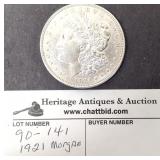 1921 Morgan Silver Dollar
