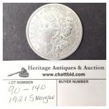 1921 S Morgan Silver Dollar