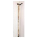 Rare !!  Vintage Carved Bone and horn walking stik
