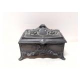 Ornate metal Jewelry Casket by WB Mfg. co.