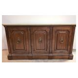 Vintage 3door Credenza with Quartzite Tahitian Top