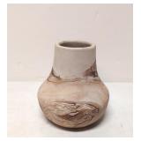 Vintage Nemadji swirl pattern vase