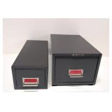 Two Metal File Cabines