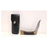 Buck 110 Single Lock Blade Knife with sheath