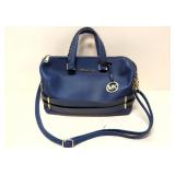 Michael Kors Blue Shoulder Tote