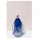 Vintage Murano style penquin art glass paper weit