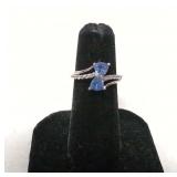 Tanzanite dinner ring