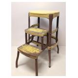 Vintage Fold Out metal step stool