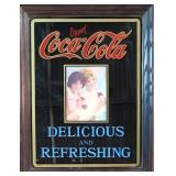 Vintage Drink Coca Cola Advertising Mirror