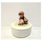Vintage Goebel 'Chick Girl' Candy or trinket dish