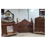 3 piece 1940s Art Deco Bedroom suite