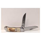 New White Tail Cutlery 2 blade pocket knife