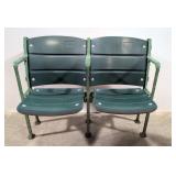 Vintage pair Stadium seats