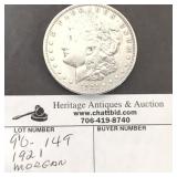 1921 Morgan silver Dollar