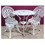 Vintage Greek Key Bistro Set