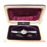 14 K and diamonds Omega ladies Wrist Watch