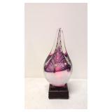 Art Glass Tear Drop Multicolor light