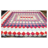 Around the world pattern quilt