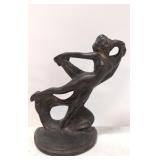 Vintage Art Deco Nude lady statue sculpture