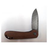 New Civivi Mahogany & Damascus knife