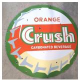 Porcelain 36' Orange Crush sign