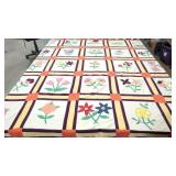 Applique Flowers quilt