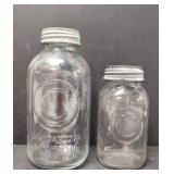 Two Antique Chattanooga Mason Jars