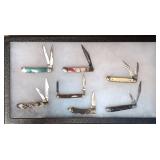 7 Assorted pocket knives