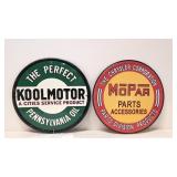 KoolMotor Oil & Mopar Parts metal signs