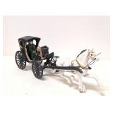 Cast Iron Amish Toy Buggy and Horse
