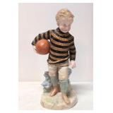 Vintage German Schutmarke Bisque Rugby player
