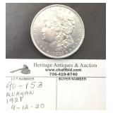 1921 Morgan Silver Dollar